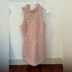 Amanda Uprichard Floral Mini Dress Halter Sleeveless